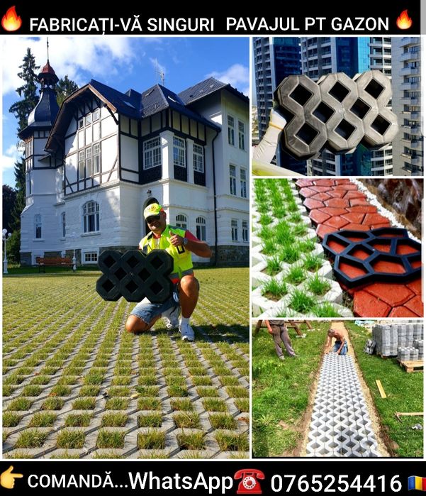 MATRITE PAVAJ EKO GAZON fima vand forme pavele constructi alei gradina