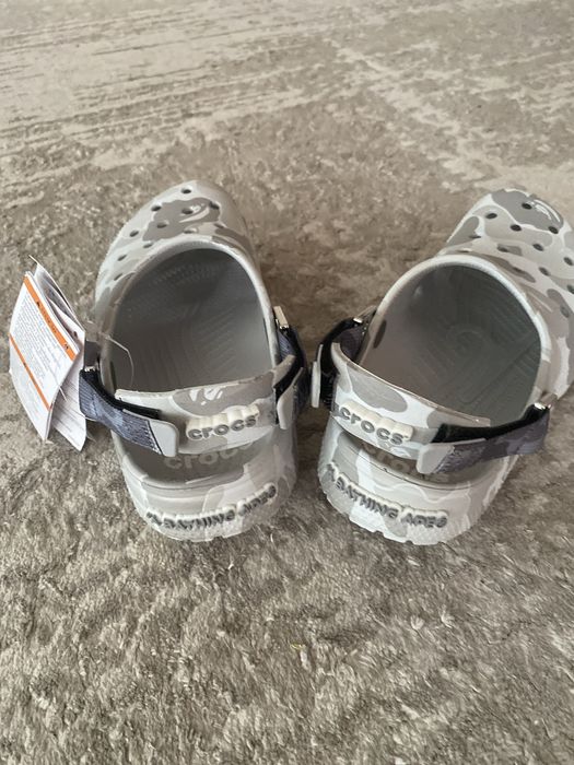 crocs Bape white