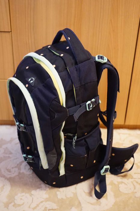 Ruscac și Ghiozdan Reglabil Ergonomic Satch Albastru de Fete, reglabil