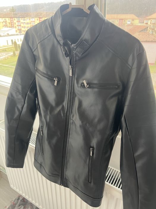 Geaca piele barbati