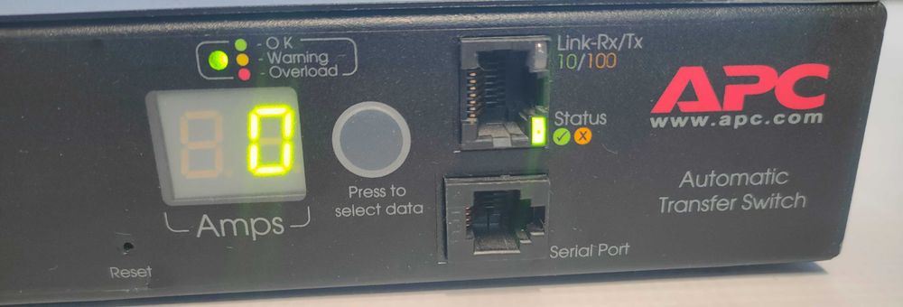 APC AP7721  ATS- 8A , гаранция, цената е с вкл.ДДС