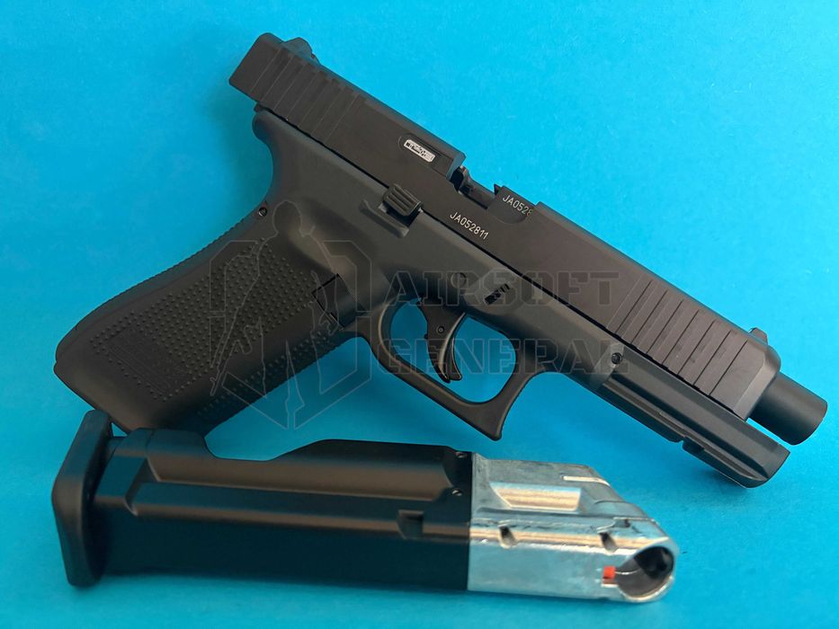 Pistol paintball cu bile cauciuc puternic Glock 17Gen5 calibru.43 5joules nou Airsoftgeneral
