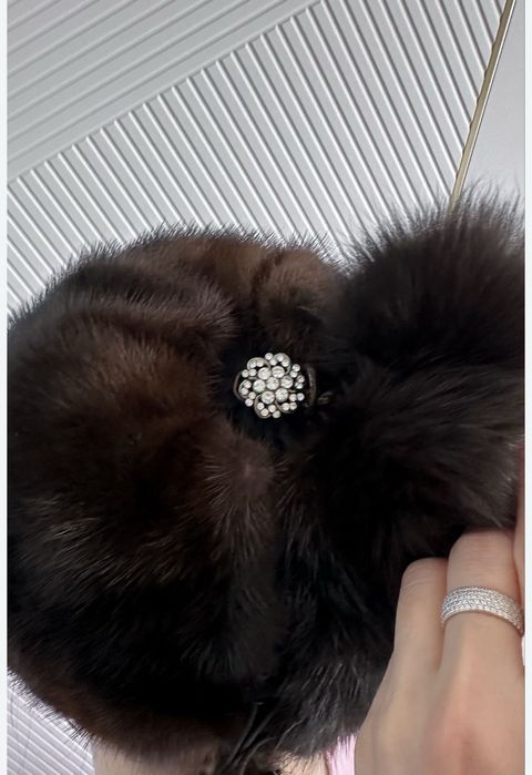 Обмен норковая шапка