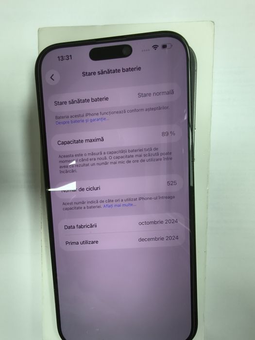Iphone 16 Pro Max /256 GB /Bat 89