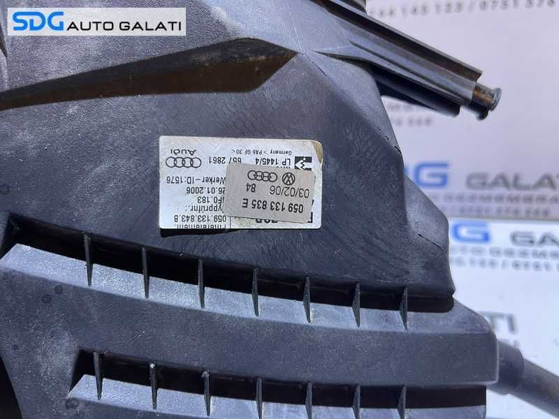 Carcasa Filtru Aer Audi A6 C6 2.7 TDI V6 BSG BPP 2005 - 2011 Cod 059133835E 059133843B [D1059]