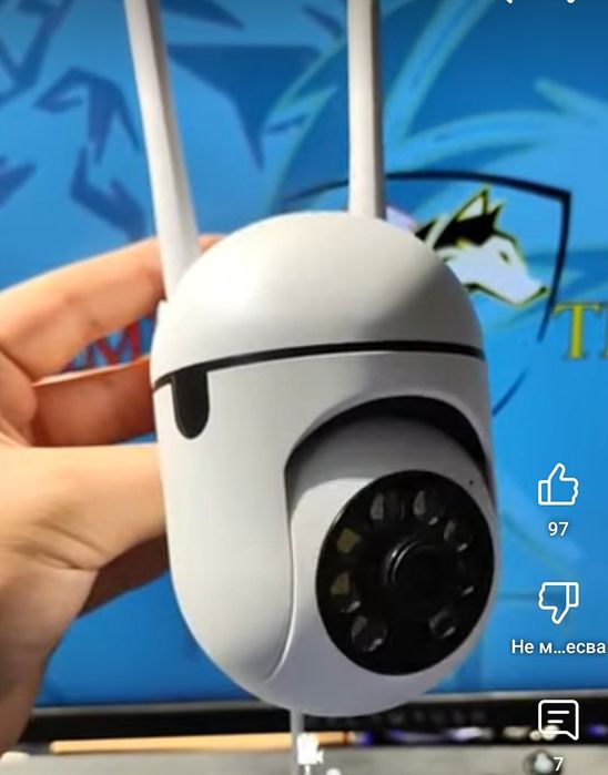 ПРОМОЦИЯ..!Wi-fi камера за видеонаблюдение през телефон+Подарък