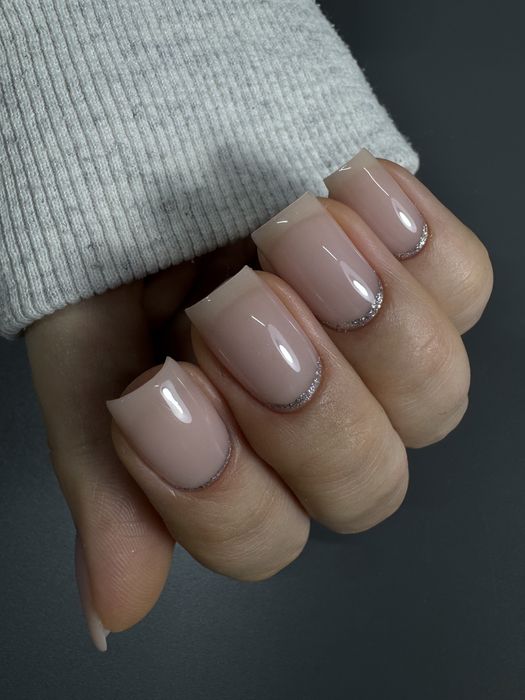 Маникюр гель покрытие наращивание