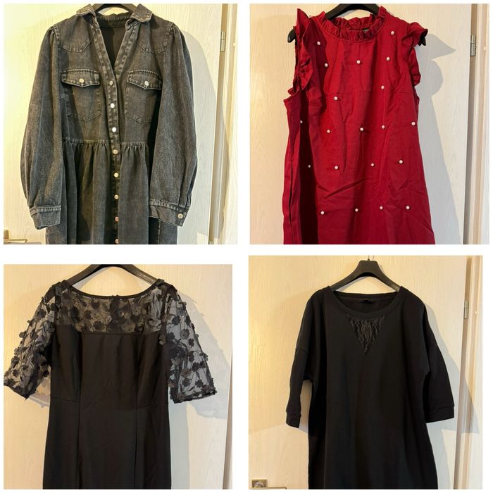 Дамски рокли голям размер