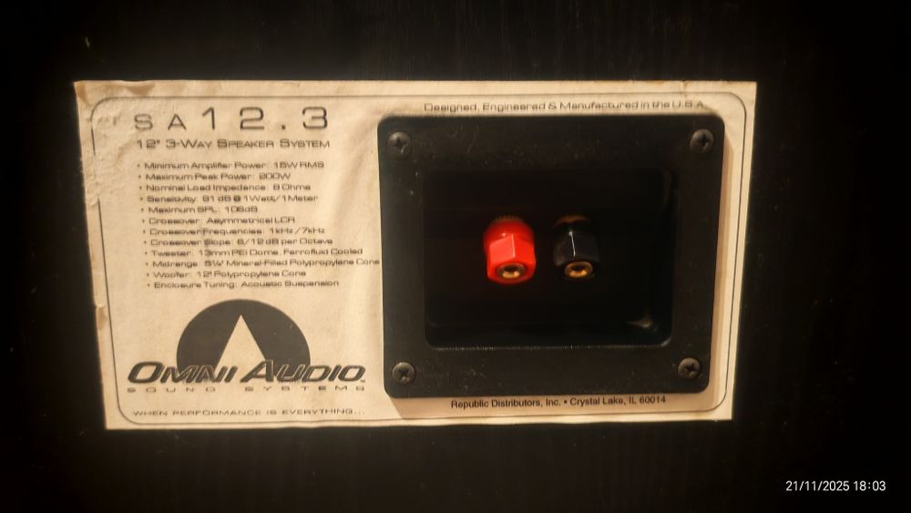 Omni Audio 12.3 в перфектно състояние