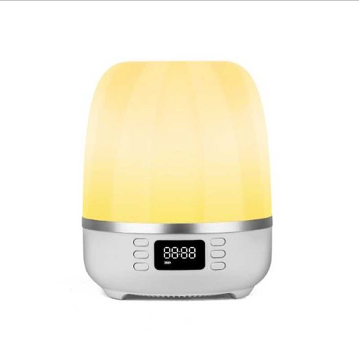 Lampa de veche proiector 360°, boxa portabila, bluetooh,ceas,alarma