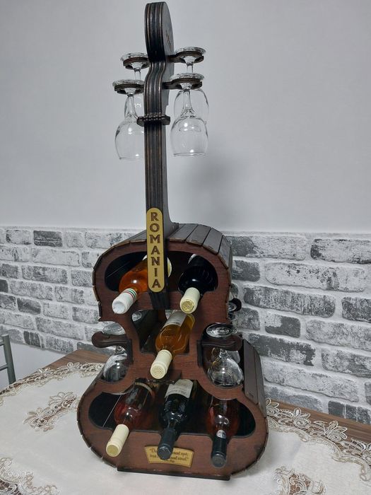 Suport pentru sticle de vin violoncel