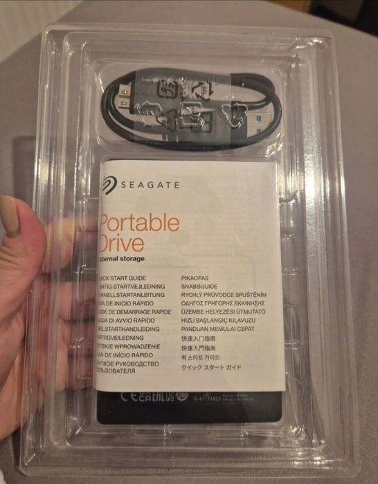 Hard Disk Extern Seagate Portable Drive, 4 TB capacitate, NOU