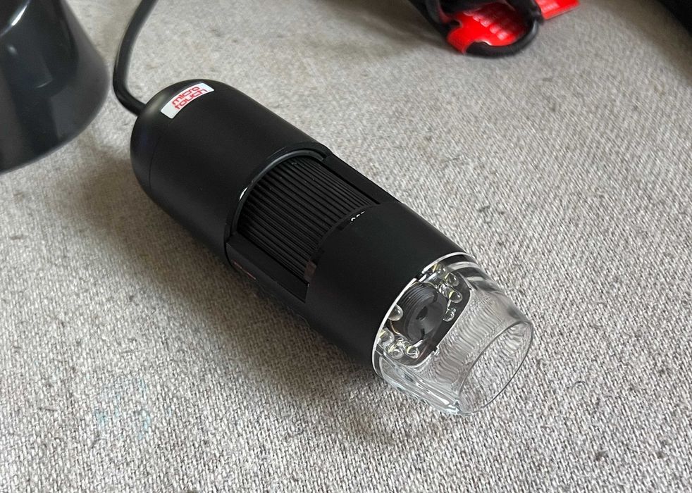 Microscop digital Dino Lite Pro AM412T video RCA TV 200x
