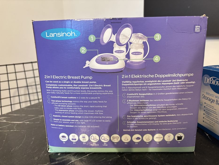 Pompa electrica dubla Lansinoh