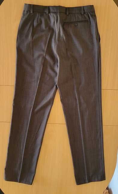 Pantaloni stofa bărbați Canda maro M-L noi 92cm