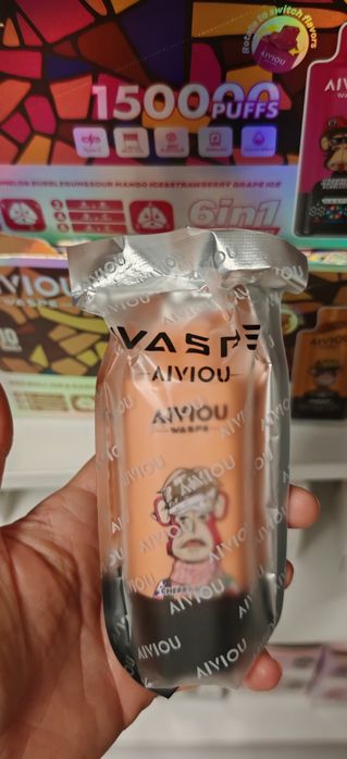 Vape 150.000 Puffs 6 Arome  Reincarcabil Display Abur Mult