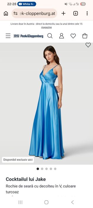 Rochie de bal cu decolteu in V