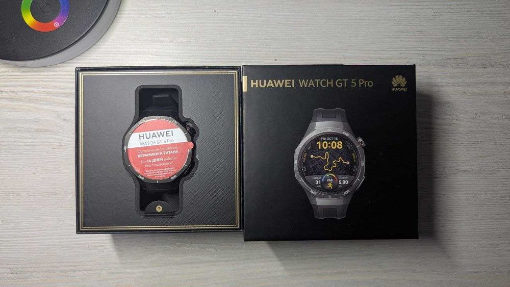 Huawei Watch GT 5 Pro — Полный комплект! Состояние идеал