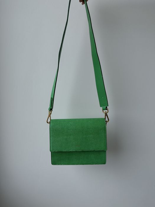 Сумка JW PEI Mini Flap Bag — Grass Green Lizard