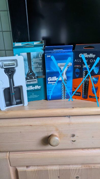 Gillette Fusion система , Gillette Intimate самобръсначка