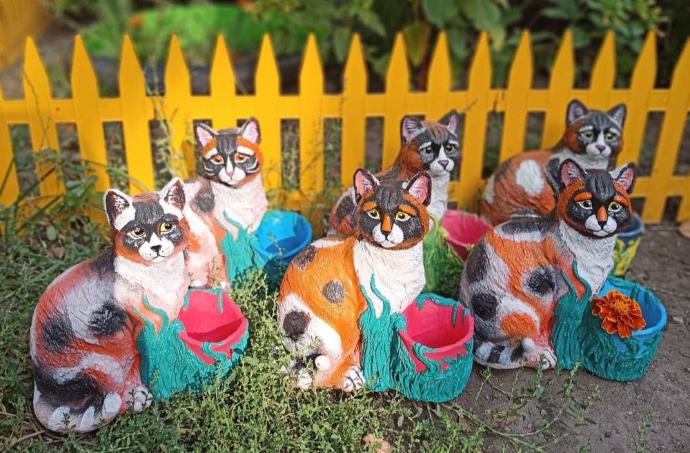 Садовые фигуры ручной работы