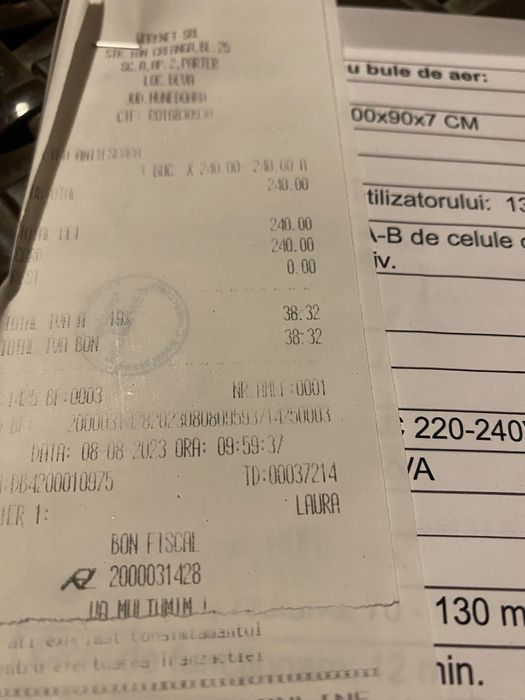 Saltea antidecubit cu compresor