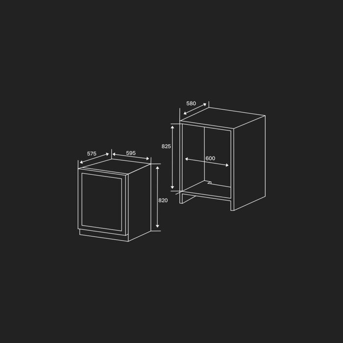 Универсальный винный шкаф Hofmann