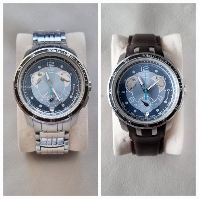 Curea bratara swatch big 23mm oversize 47mm si yrs retrograde