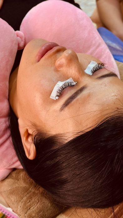 ресницы. наращивание