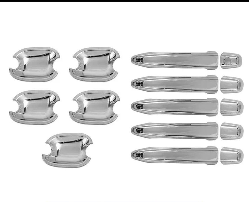 Хром накладки на ручки и мыльницы Toyota Prado 120 gx470