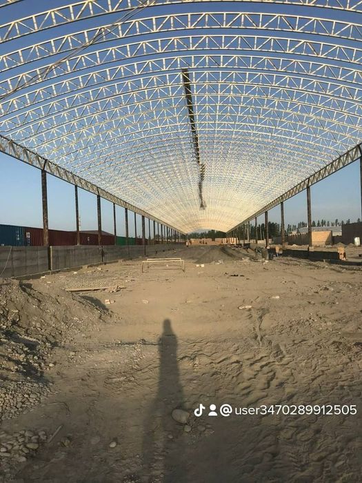 Контейнер профиллари ёки уголниклардан фермалар тайёрлаш ва урнатиш