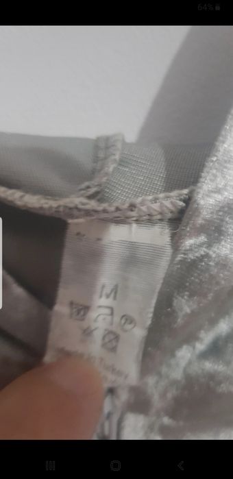 Hanorac dama scurt din catifea mar s/m