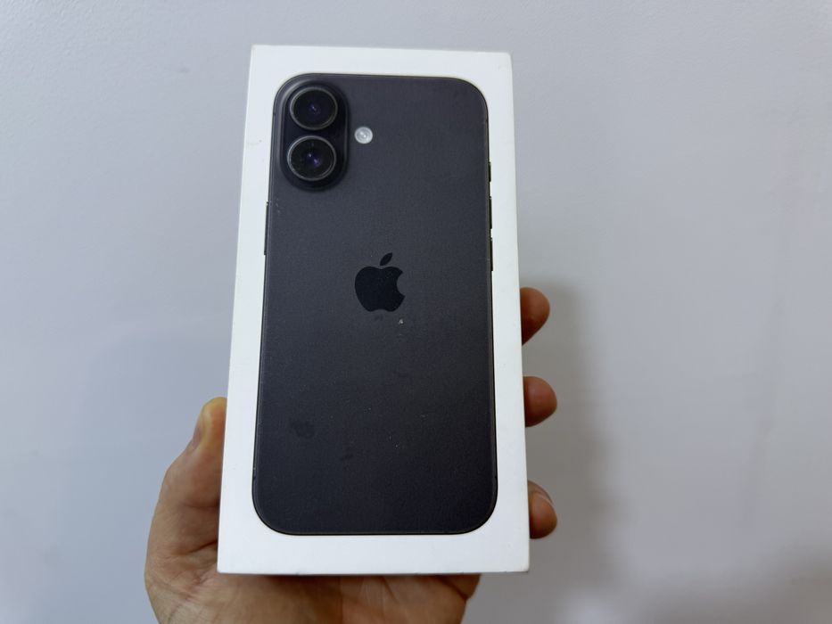 Iphone 16, 128GB, Black, nou la cutie