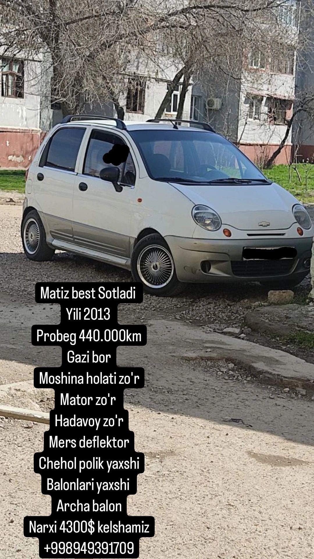 matiz probeg - Легковые автомобили в Ахангаран - OLX.uz