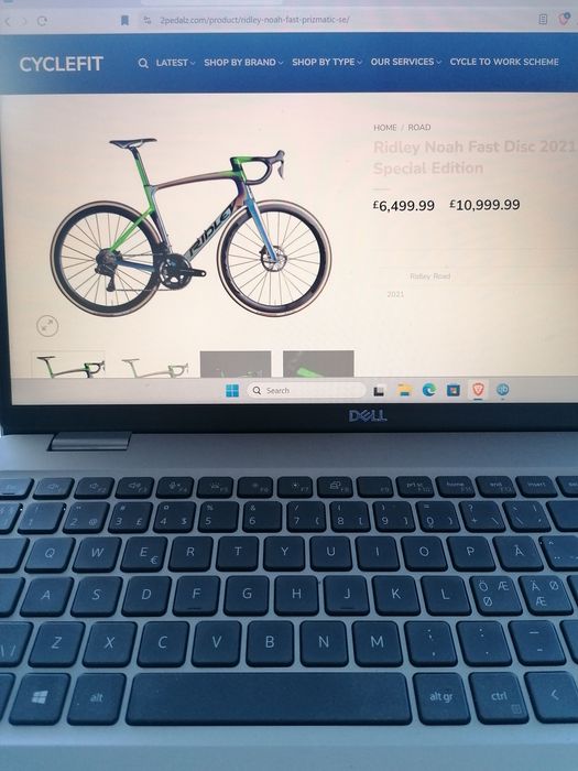 Шосеен RIDLEY Фул Карбон, Dura-Ace Di2