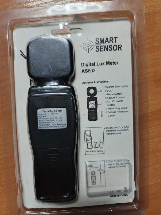 люксметр Smart Sensor AS803