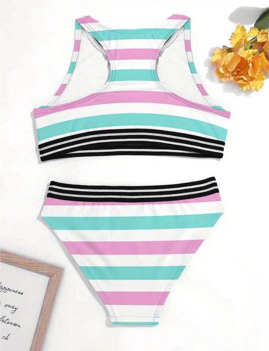 Детски бански за момиче 2 части 140 НОВ