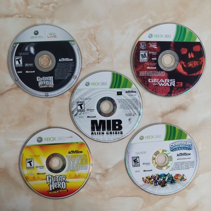 [Xbox360] Vând 68 discuri cu jocuri originale pentru Xbox 360 //poze reale