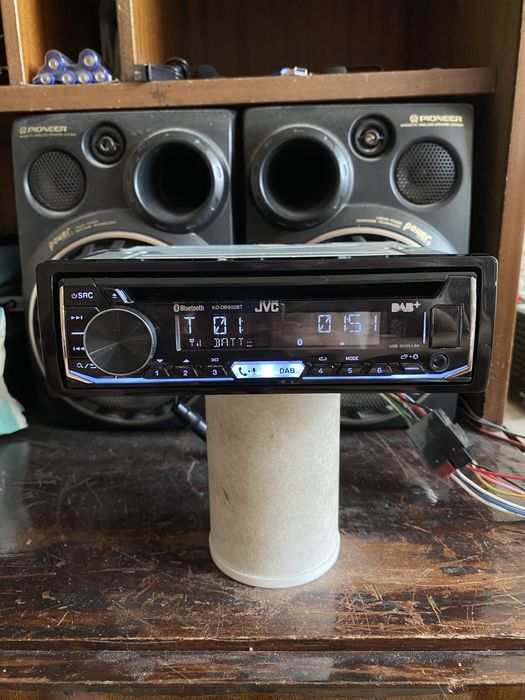 JVC KD-DB902BT - НАЙ ВИСОК КЛАС - 4V!!- USB Bluetooth CD mp3 плеър за кола авто радио сд