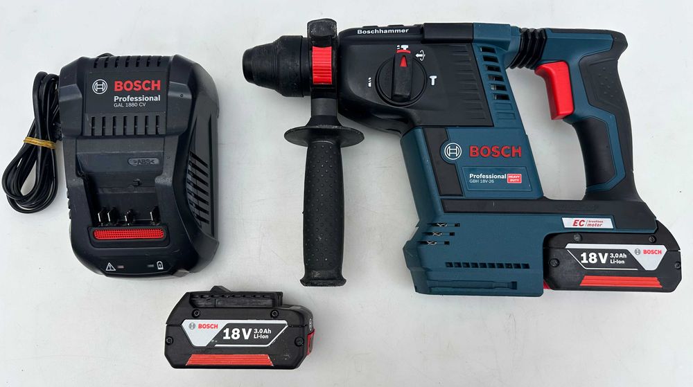 BOSCH GBH 18V-26 - Безчетков перфоратор 18V 2.6J перфектен!