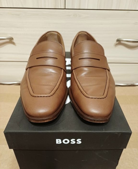Мъжки кожени лоуфъри BOSS