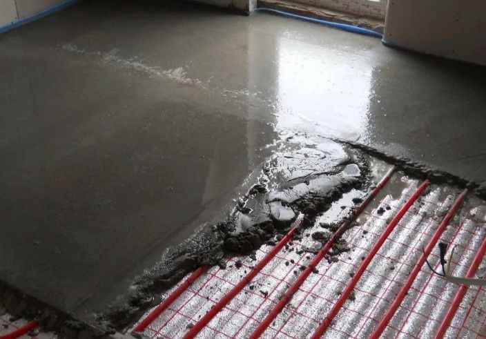 Стяжка налевной пол