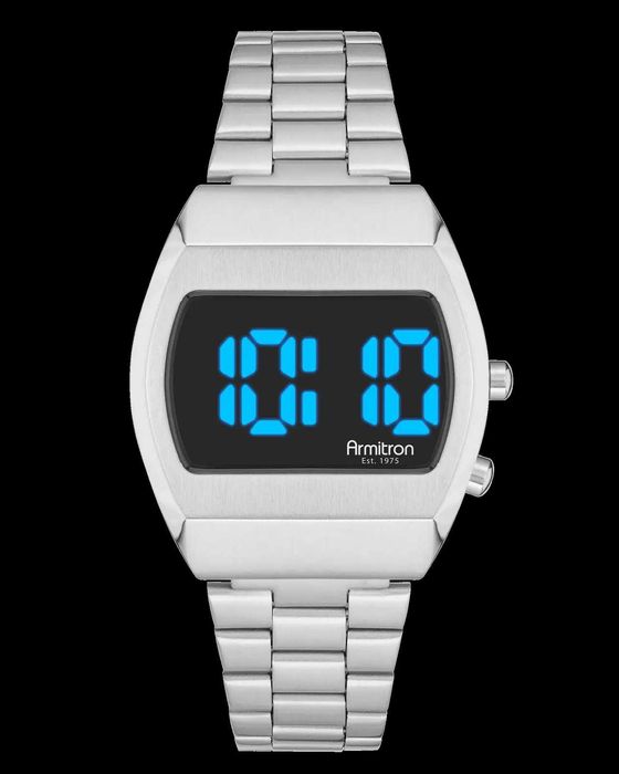 Ceas de mână digital bărbătesc  Armitron Sport Retro argintiu,sigilat