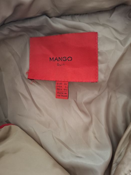 MANGO L-XL Зимно луксозно яке с пух