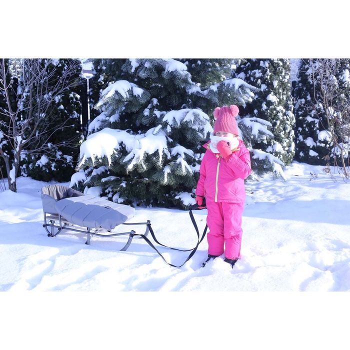 Сгъваема детска шейна със зимен чувал