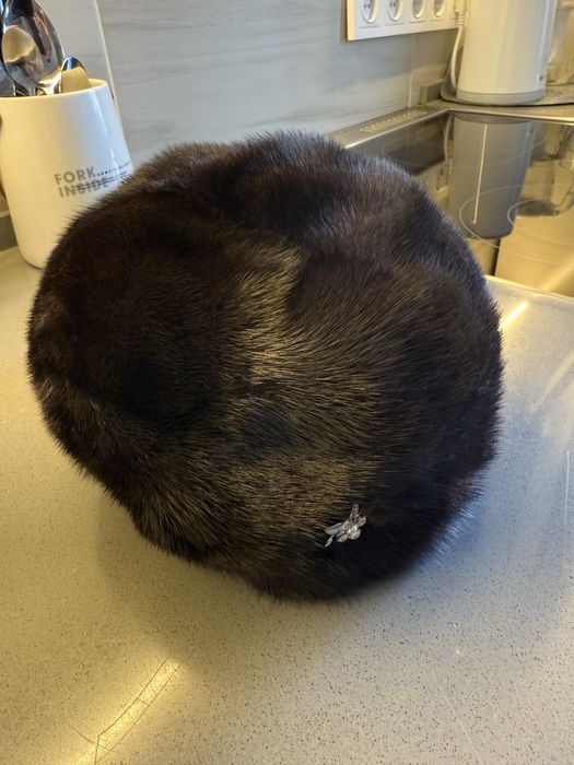 Норковая шапка, одевала только один раз