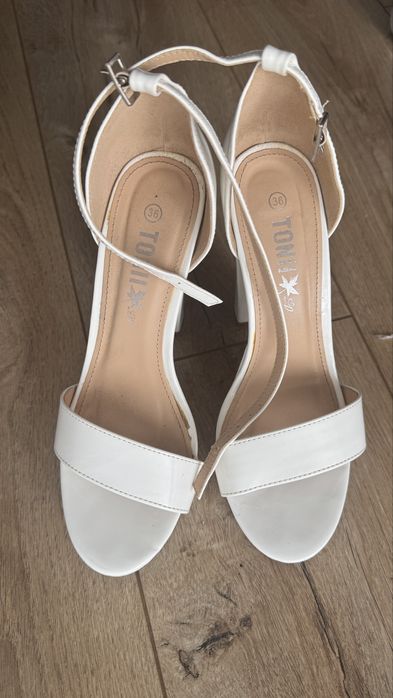 Sandale Albe mireasa