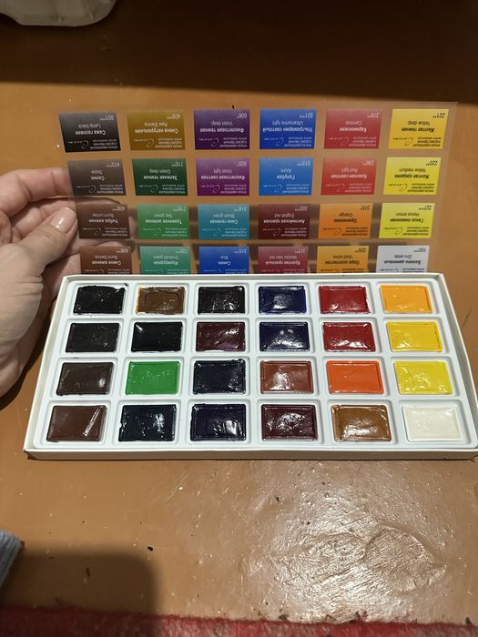 Краски Сонет новые 24цвета