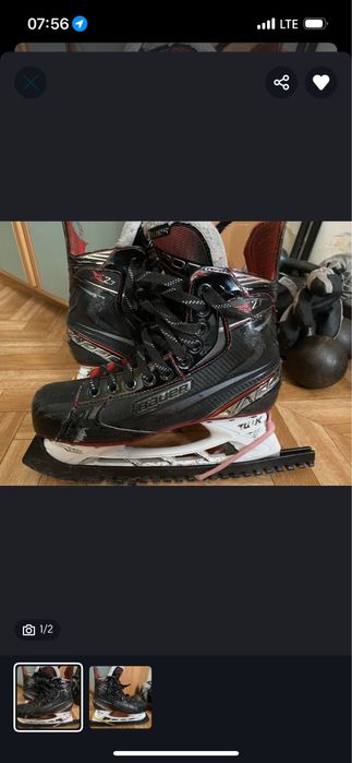 Коньки bauer vapor 2.7 размер 44