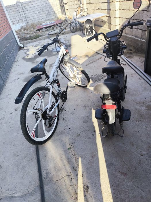 Мопед, +Велик, +2Кама сатылады